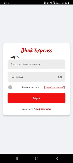 BhokExpress Screenshot 1