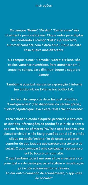 Claquete Screenshot 1