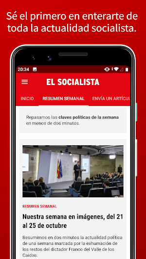 PSOE ‘El Socialista’ Screenshot 3