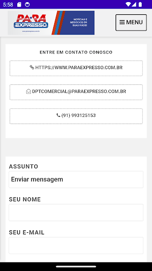 Portal Pará Expresso Screenshot 3