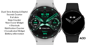 Fresh Green Watch Face Screenshot 3