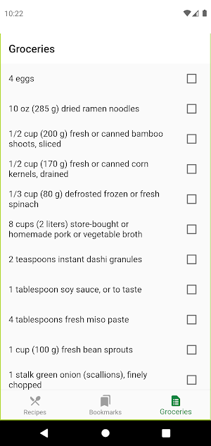 Recipe Finder Screenshot 2