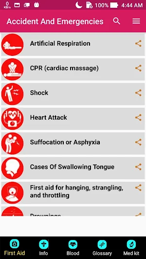 Health First Aid Screenshot 0