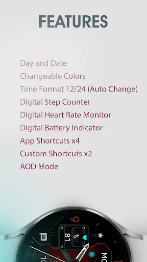 Dream 112 - Analog Watch Face Screenshot 2