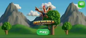 Chicken River Rush 3D Screenshot 0