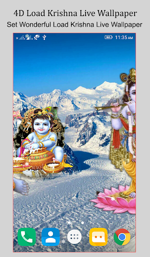 4D Load Krishna Live Wallpaper Screenshot 3
