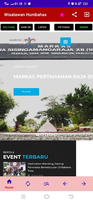 Wisatawan Humbahas Screenshot 2