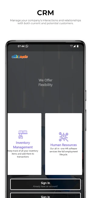 Officemate ERP Screenshot 1