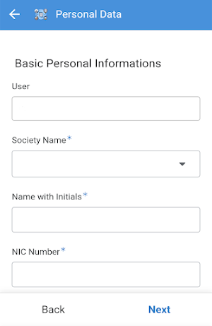 Sanasa Personal Data Collect Screenshot 2