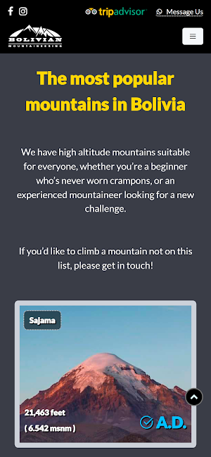 Bolivian Mountaineering Screenshot 1