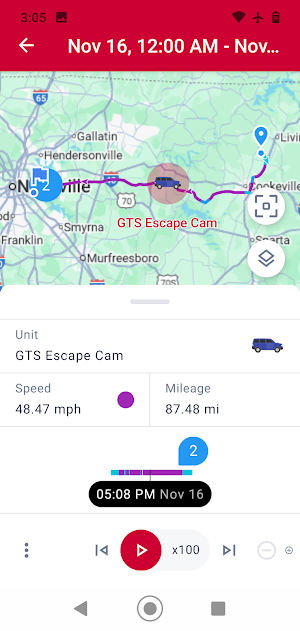 Rutgers IP&O GPS Screenshot 2