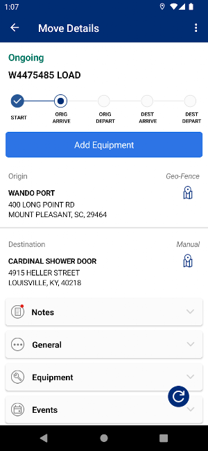 STG Carrier Connect Screenshot 1