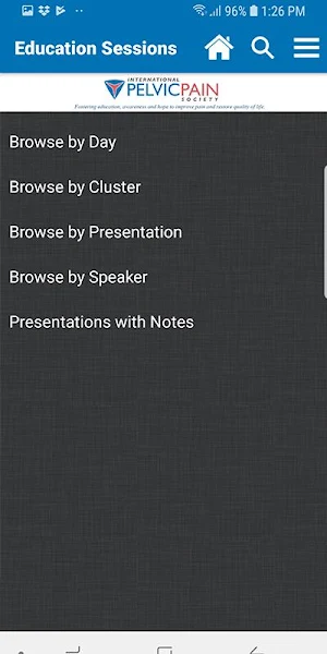 IPPS Events Screenshot 1