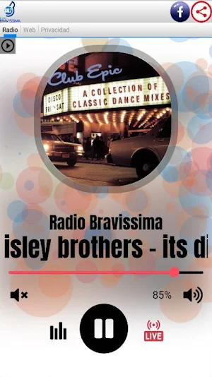 Radio Bravissima Screenshot 1