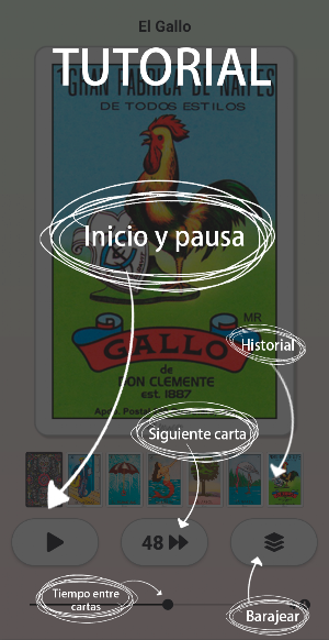 Baraja Lotería Mexicana. Screenshot 3