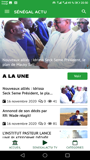 Sénégal Actu Infos Screenshot 3