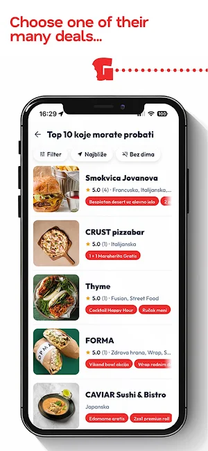 Gušt: Restaurant Deals Screenshot 2