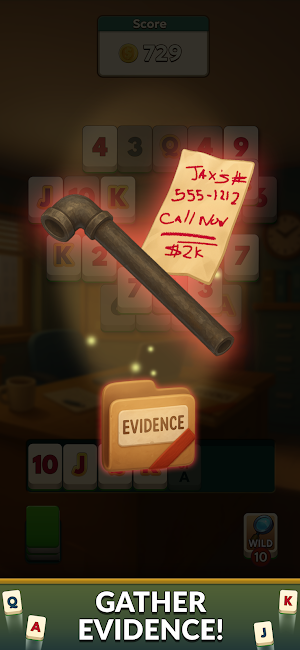 Case Closed Solitaire Screenshot 3
