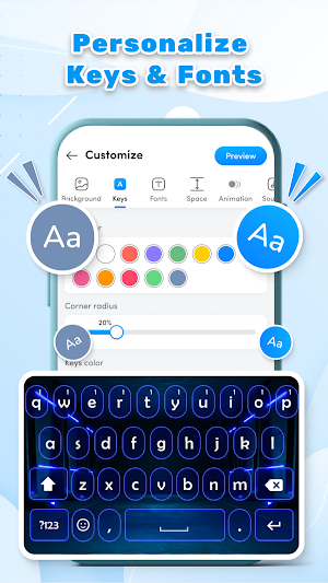 KeyStyle: Keyboard Theme, Font Screenshot 3