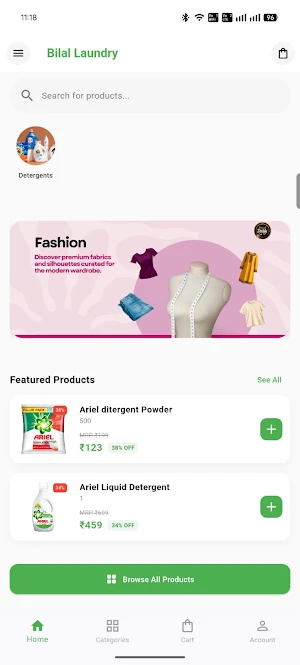 Bilal Laundry Screenshot 0