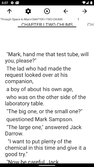 Book, Through Space to Mars Screenshot 1