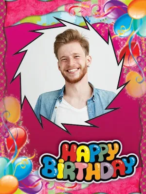 Happy Birthday Card Maker with Photo Frame Screenshot 1