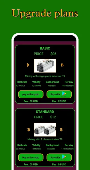Crypto Miner Bitcoin Mining Screenshot 1