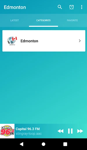 Edmonton radios online Screenshot 1