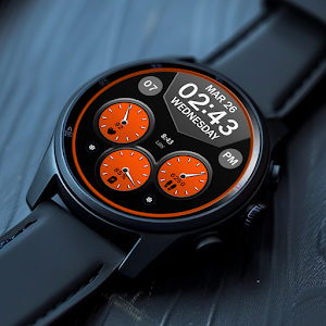 Key WF64 Digital Watch Face Screenshot 2