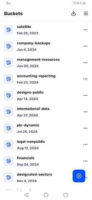 Storj Console | Storj Client Screenshot 0