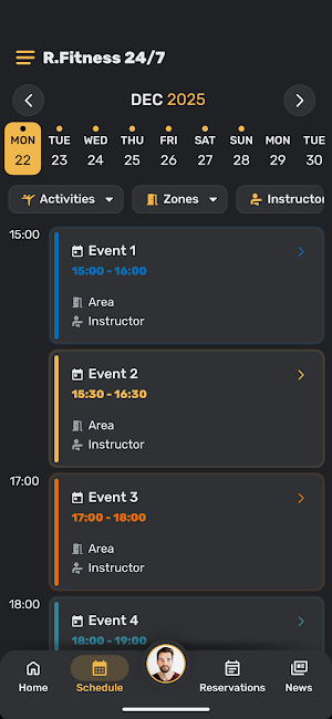 R.Fitness 24/7 Screenshot 1