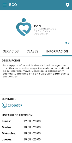 Clinicas ECO Screenshot 2