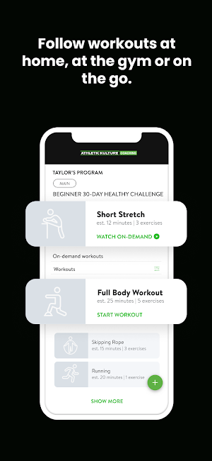 Athletic Kulture Coaching Screenshot 2