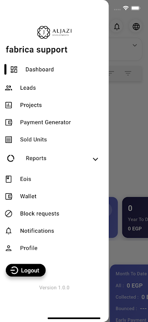 AlJazi CRM Screenshot 1