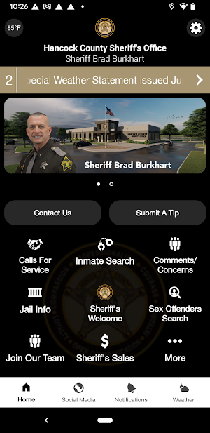 Hancock County Sheriff (IN) Screenshot 0