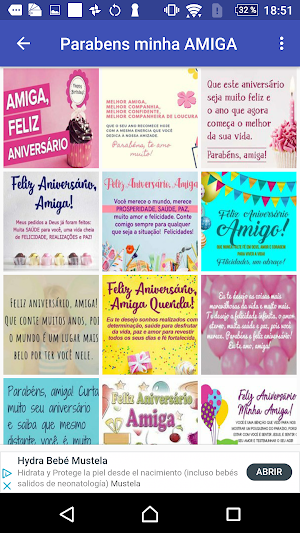CARTÕES PARA FELICITAR MINHA AMIGA Screenshot 2