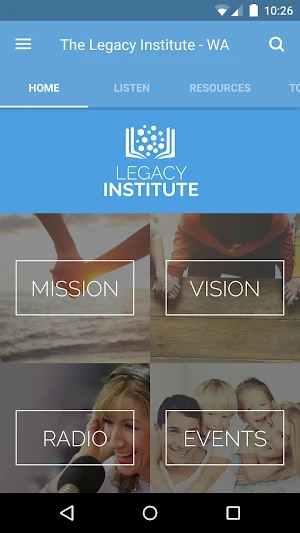 The Legacy Institute App Screenshot 0