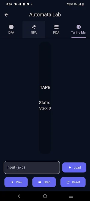theory of computation visual Screenshot 2