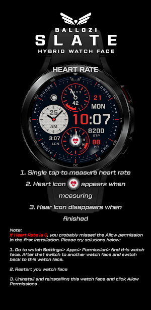 BALLOZI SLATE Watch Face Screenshot 3