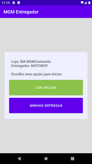 MGM Entregador Screenshot 1