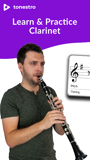 tonestro for Clarinet - practice rhythm & pitch Screenshot 0
