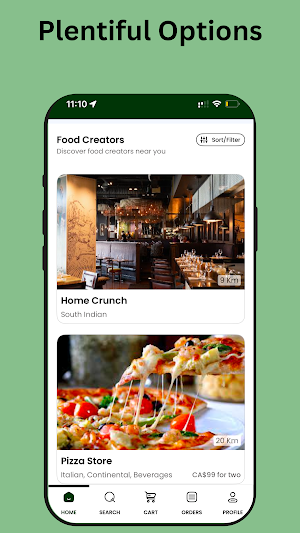 Home Yum Screenshot 2