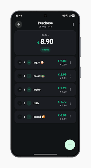 Shopping Calculator & List Screenshot 3