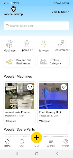 MachineChimp: B2B Listings Screenshot 1