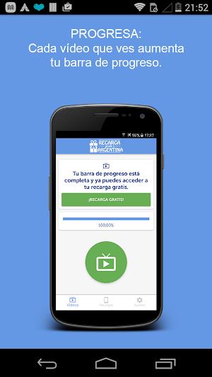 Recargas GRATIS a Argentina Screenshot 1