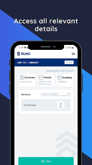 Auxo Workshop Mobile Screenshot 2