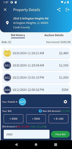 BidRight Screenshot 2