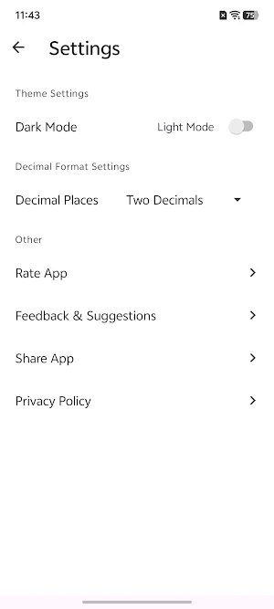 Currency Converter Screenshot 2