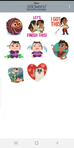 Disney Stickers: Raya Screenshot 2