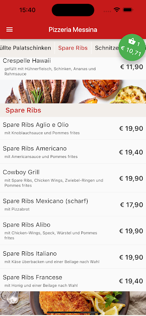 Pizzeria Messina Screenshot 1